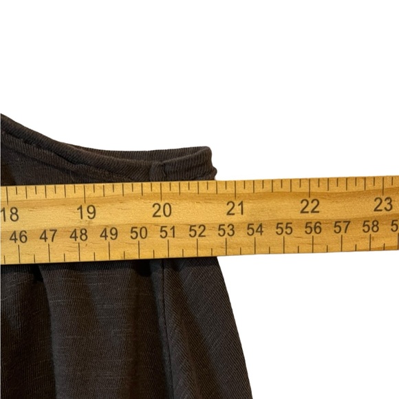 Free People Open Back Embroidered Tank size Medium Brown / Gold - Picture 3 of 9